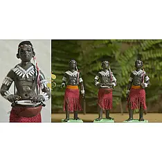 Gudiyawala . गुड़ियावाला | Clay Dolls (Set of Three) ~ 21