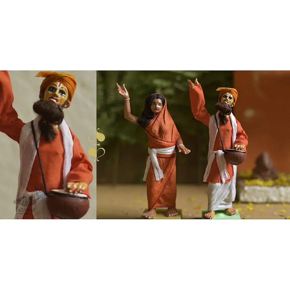 Handmade Clay Doll - 