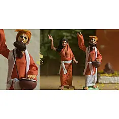 Gudiyawala . गुड़ियावाला | Clay Dolls (Set of Two) ~ 17