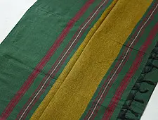 Sadaa . सदा | Begampuri Handloom Pure Cotton Forest Green Saree