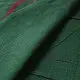 handloom begampuri pure cotton saree in forest green with red and mustard yellow woven temple borders and tassel fringe