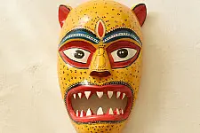 Handmade Wooden Mask ~ Asura