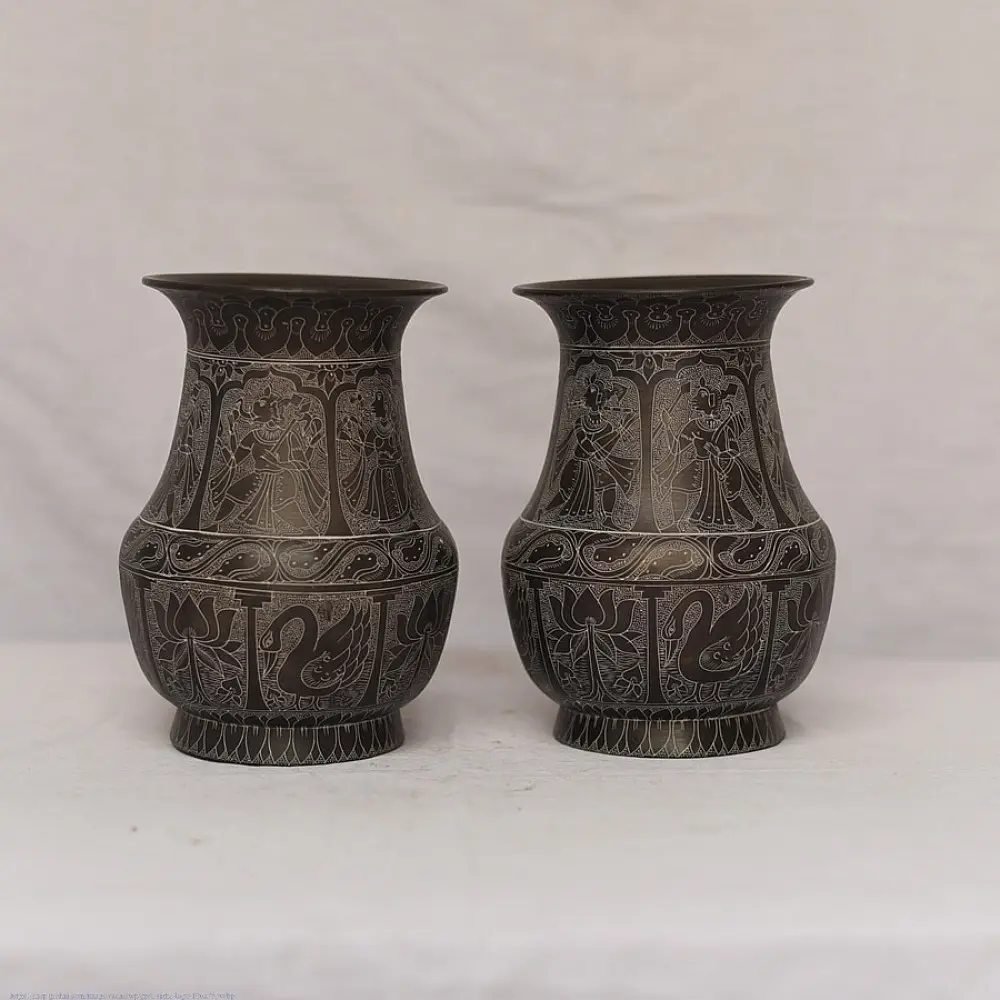Shop Antique from Khajuraho Brass Lota ( Set of Two )