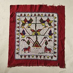 Prachin . प्राचीन | Handmade Bead Work ~ Antique Wall Hanging - Chakda