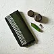 shop Handloom Begampuri Cotton Saree With Woven Border - Mehndi Green