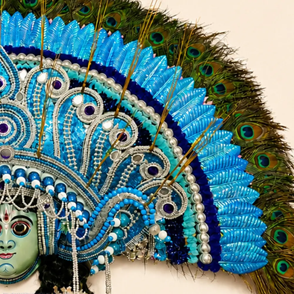 shop Handmade Paper Mache Chhau Mask - Madhav