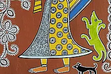 Mandana Art - Painting  - Pnihari