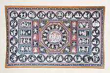 Chitra Katha . चित्र कथा | Pattachitra Traditional Painting ~ Madhav Leela
