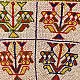 Gujrat Bead Work - Old & Antique Wall Hanging - Flower Pot Motif