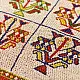 Gujrat Bead Work - Old & Antique Wall Hanging - Flower Pot Motif