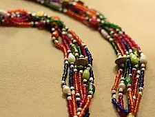 FolkLove | Handmade Tribal Necklace / Embroidered Patch Necklace 