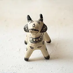 Madhuban . मधुबन ❁ Madhubani Hand Painted Paper Mache ~ Gauri