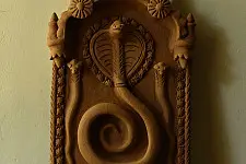 Molela | Mitti Ki Murti - Handmade Terracotta Wall Hanging Plaques - Snake