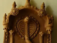 Molela | Mitti Ki Murti - Handmade Terracotta Wall Hanging Plaques - Snake
