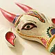 shop handmade wooden mask -  White Nandi