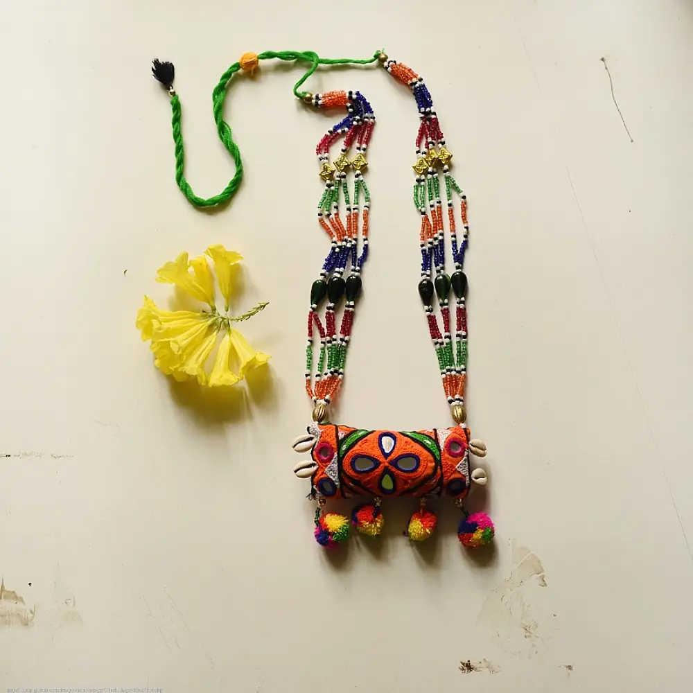 Kutchi Handmade Embroidered Necklace