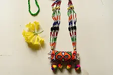 Folk Love ~ Kutchi Handmade Embroidered Necklace