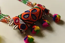 Folk Love ~ Kutchi Handmade Embroidered Necklace
