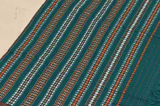 Sadaa . सदा ✡ Begampuri Cotton Saree - Teal Blue