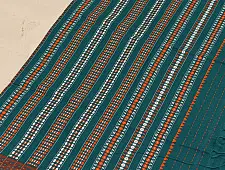 Sadaa . सदा ✡ Begampuri Cotton Saree - Teal Blue