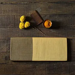 Rojana | Handloom Andhra - Cotton Saree  new - Light Yellow