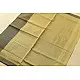Handwoven cotton saree |  from Andhra Pradesh - Light Yellow