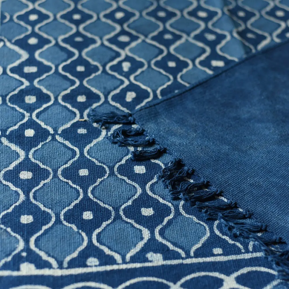 shop Indigo Natural Color Dhurrie