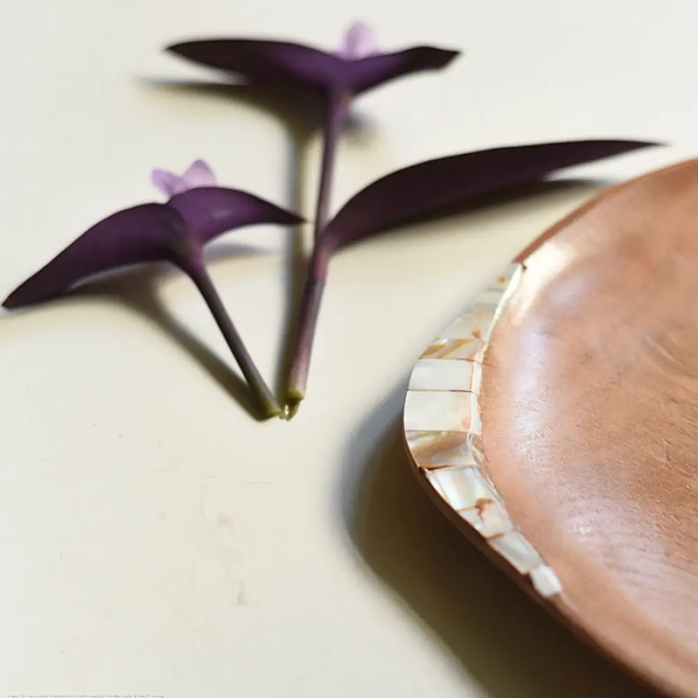 handmade wooden round platter with organic edge and natural finish
