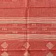 shop Handloom Soft Cotton Jamdani Stole - Tomato Red