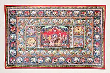 Chitra Katha . चित्र कथा | Pattachitra Traditional Painting ~ Sitaram