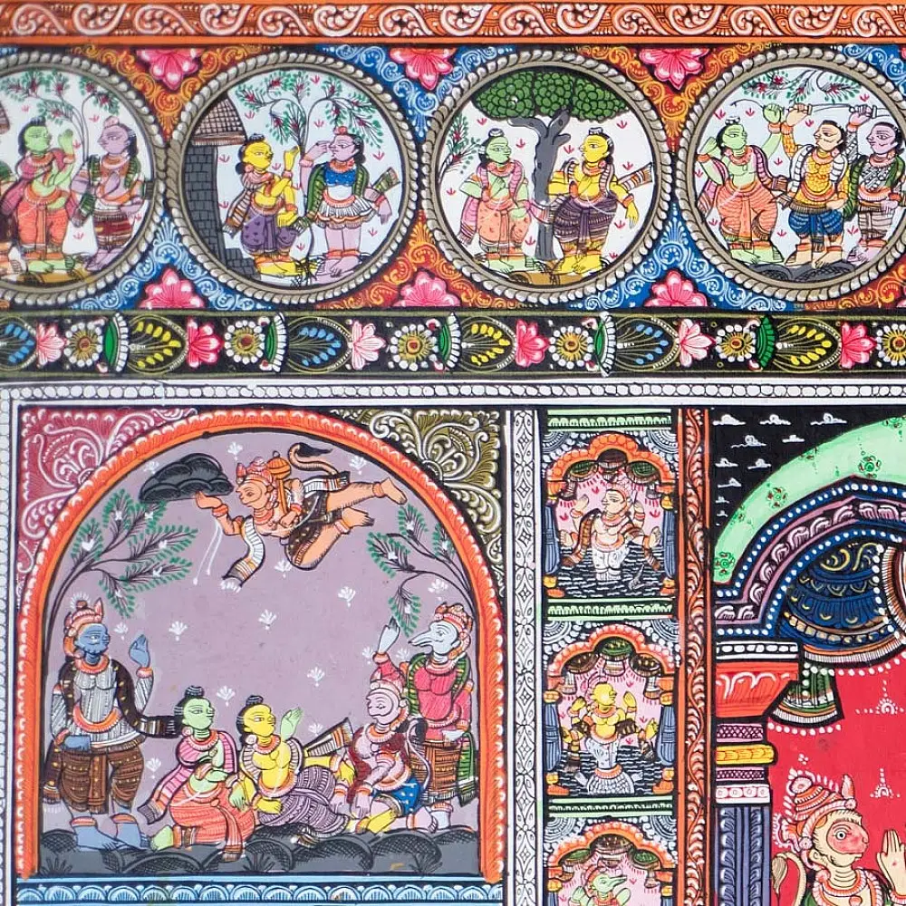 shop Traditional patachitra Painting ~ Sitaram