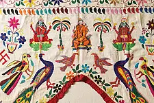 Prachin . प्राचीन || Old Hand Embroidered Wall Hanging