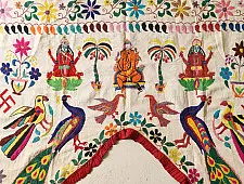 Prachin . प्राचीन || Old Hand Embroidered Wall Hanging