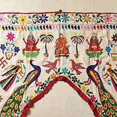 Prachin . प्राचीन || Old Hand Embroidered Wall Hanging