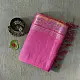 handloom pure cotton saree in soft lotus pink featuring an intricate golden zari woven patterned border and matching handcrafted tassels on pallu   