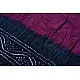 latest collection of cotton bandhni purple and grey saree