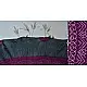grey and violet cotton bandhni sarees