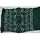 latest collection of cotton bandhni saree - green and dark pink color