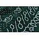 latest collection of cotton bandhni saree - green and dark pink color