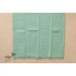 Swavalamban ◉ Handwoven ◉ Cotton Towel ◉ 6 { Sea Green }