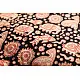 black cotton iPad cover with pink block-printed elephant and paisley motifs