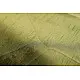 olive green cotton iPad cover with natural sheen and contrast coral piping