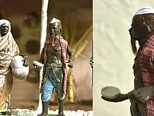 Gudiyawala . गुड़ियावाला | Clay Dolls (Set of Two) ~ Abdul : Ameena