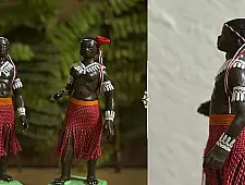 Gudiyawala . गुड़ियावाला | Clay Dolls (Set of Two) ~ Jomo .  Juma