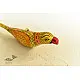 shop hand painted Paper Mache Hanging Bird