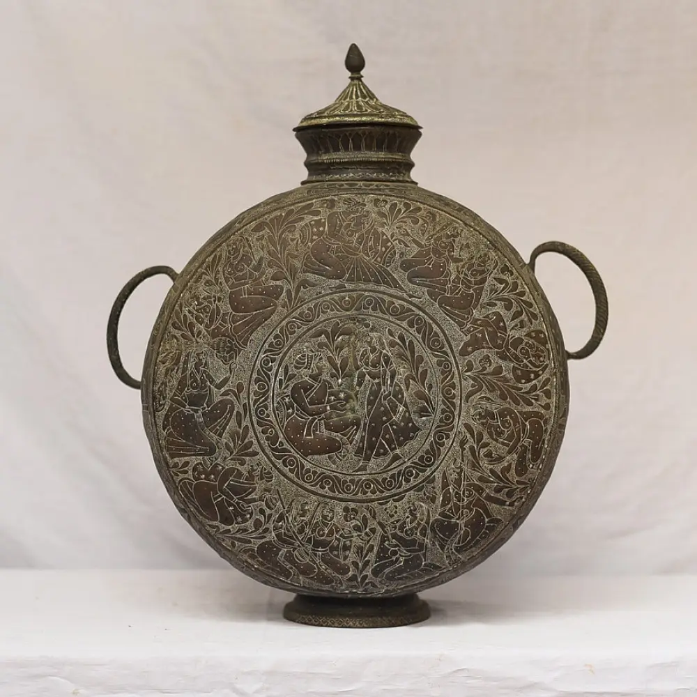handcarved Antique Timeless Vessel 