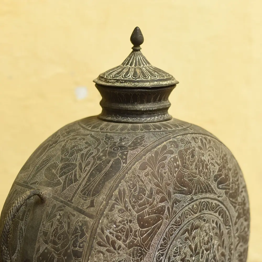 handcarved Antique Timeless Vessel 