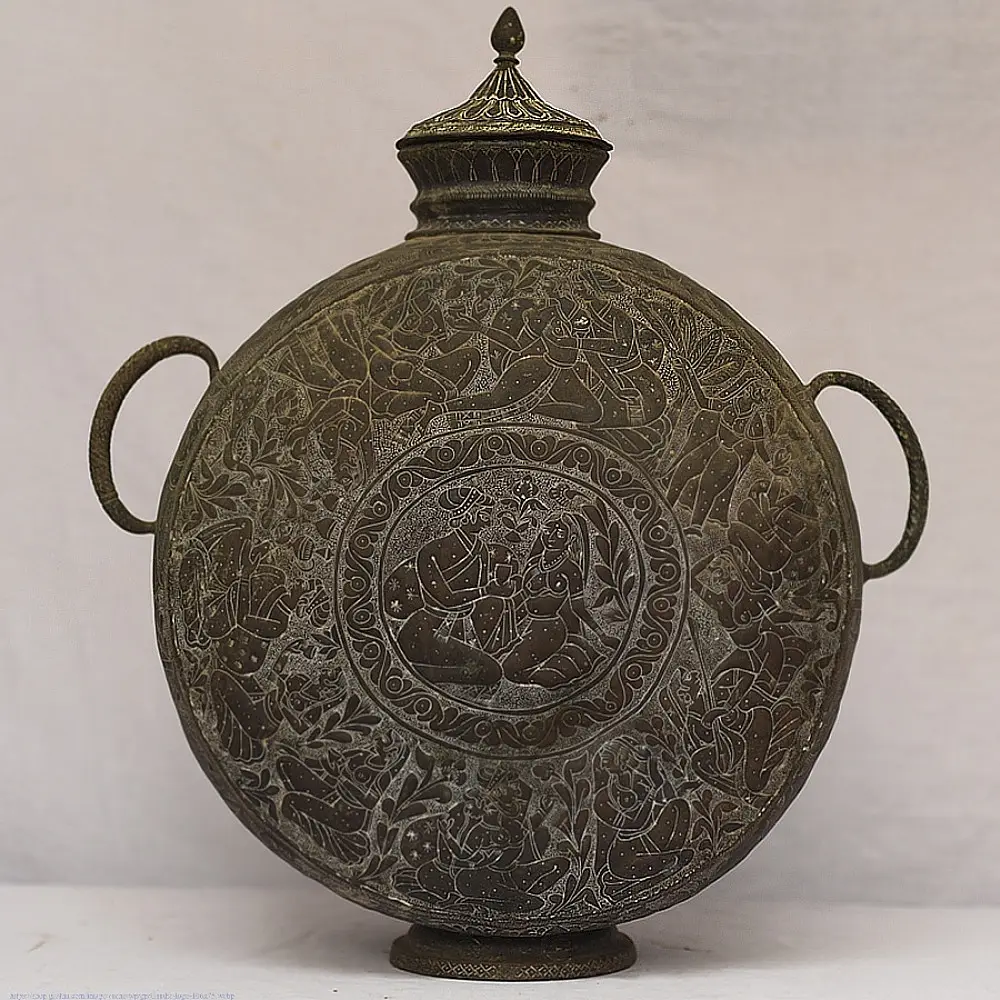 handcarved Antique Timeless Vessel 