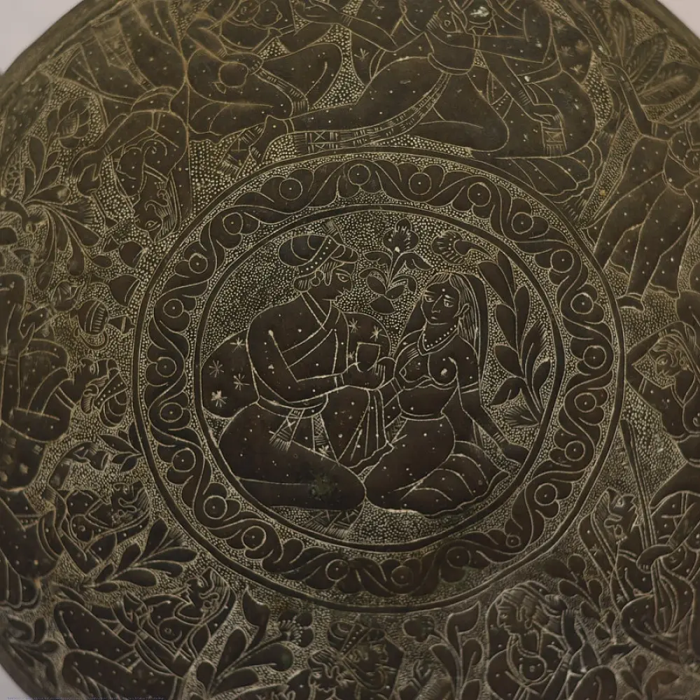 handcarved Antique Timeless Vessel 