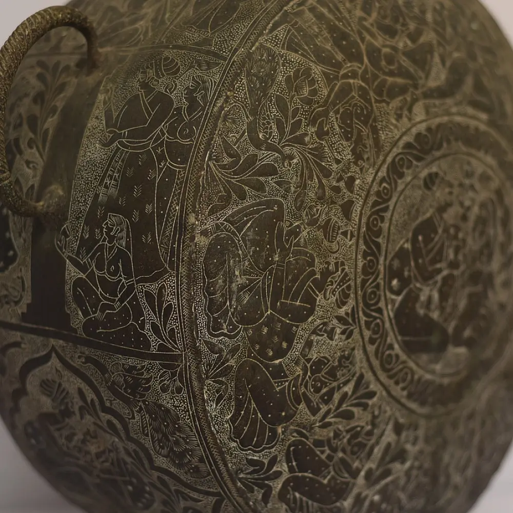 handcarved Antique Timeless Vessel 